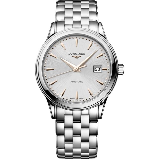 Longines Mens Flagship Automatic Silver Watch L4.984.4.70.6