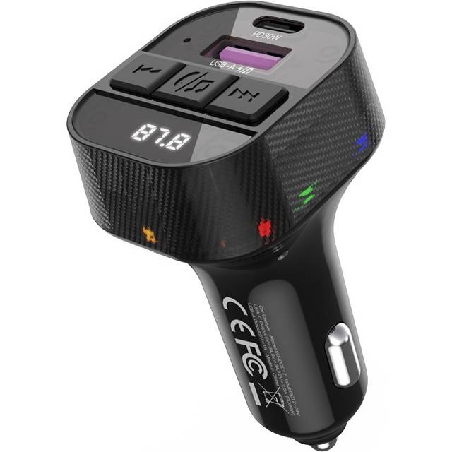 XO FM-sändare med Bluetooth MP3 och USB-laddning 30W