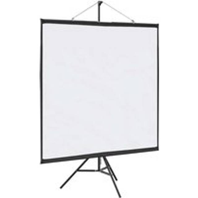 vidaXL Projection Screen with Tripod 67 Inch 1:1 - White