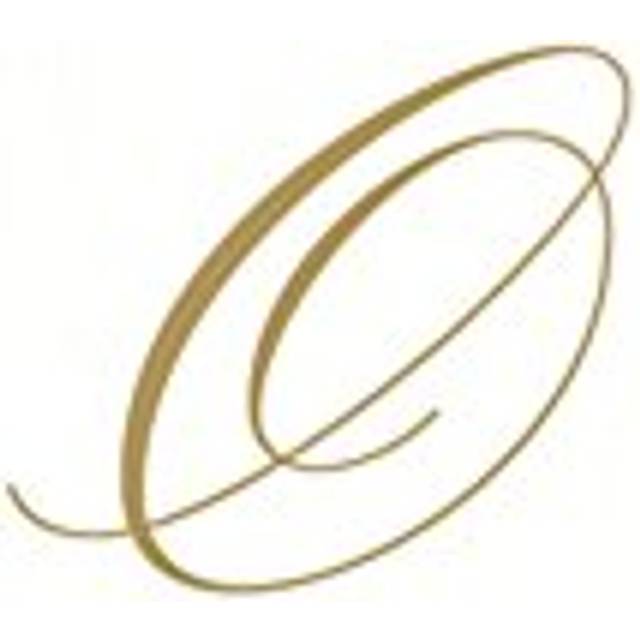 Caspari O  White Pearl Paper Linen Guest Towels  Monogram Initial  Pack of 24 (2900GG.O)