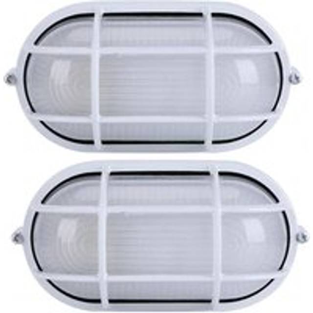 High Bright in Ground Outdoor Oval Round Proof Sauna Steam Room Light Lampshade Guard for Stair Patio Garden Floor