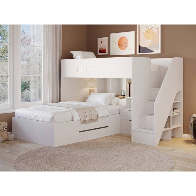Flair Greyson Triple Bunk Bed White