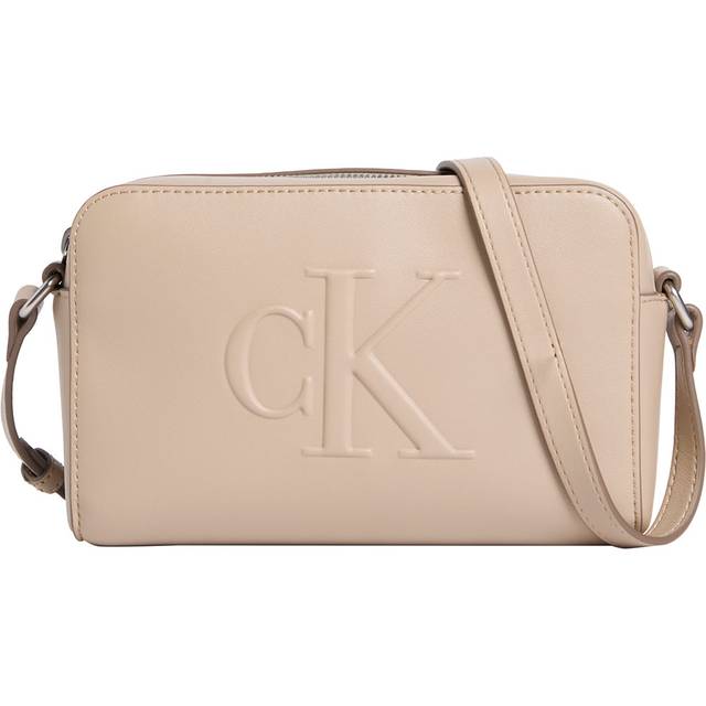 Crossbody Camera Bag - beige - ONE SIZE