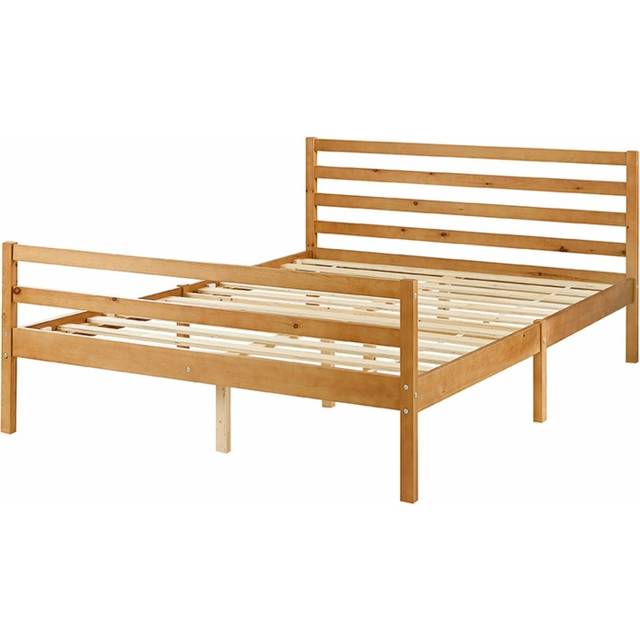 Alpine Bed Frame - Light Oak - Super King