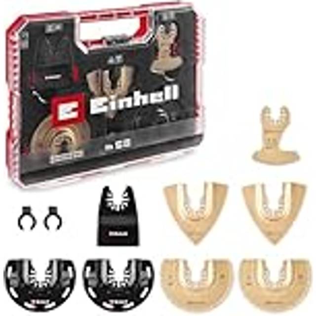 Einhell 10 Piece OIS Oscillating Multi Tool Accessory Set for Tiles in XL Plus Case