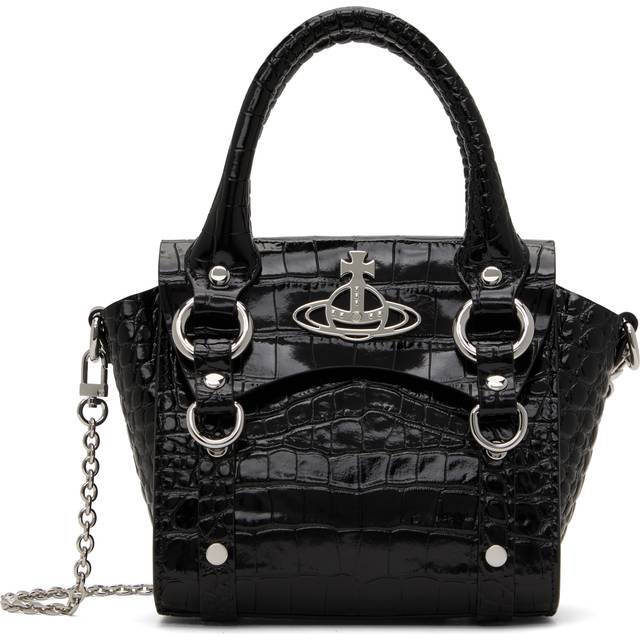 Vivienne Westwood Black Mini Betty Bag - N401 Black - UNI