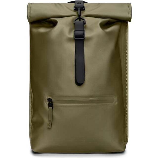 Rolltop Rucksack Waterproof Bag - Green - ONE SIZE