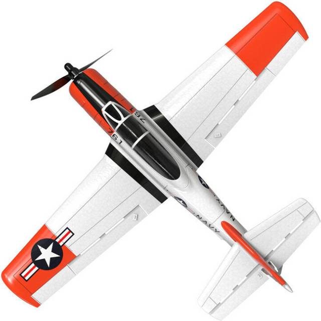 (Two Batteries) 400mm Wingspan 2.4G 6-Axis Gyro RC Airplane Trainer Fixed Wing RTF Mode 2 One Key Return for Beginner Two Batterries/Three Batterries