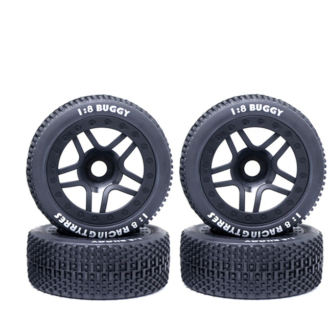 111mm 1/8 Scale RC Off Road Tires Wheel 17mm Hex