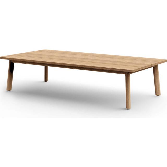 Santorini Outdoor 60" Rectangle Coffee Table - Natural Teak