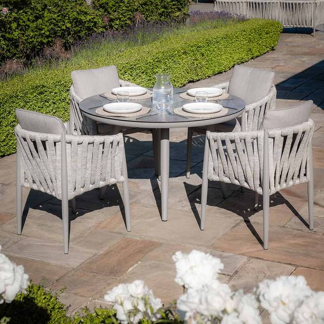 Milan 4 Seater Fast Food Seating Unit with Both Sides Accessible