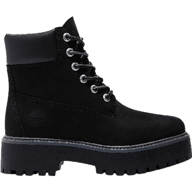 Timberland Heritage Stone Street 6-Inch Waterproof Boots, Black