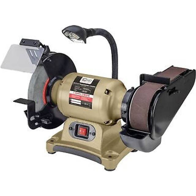 SIP Bench Grinder and Linisher 8 x 2 inch - Gold - 34 x 40 x 38cm