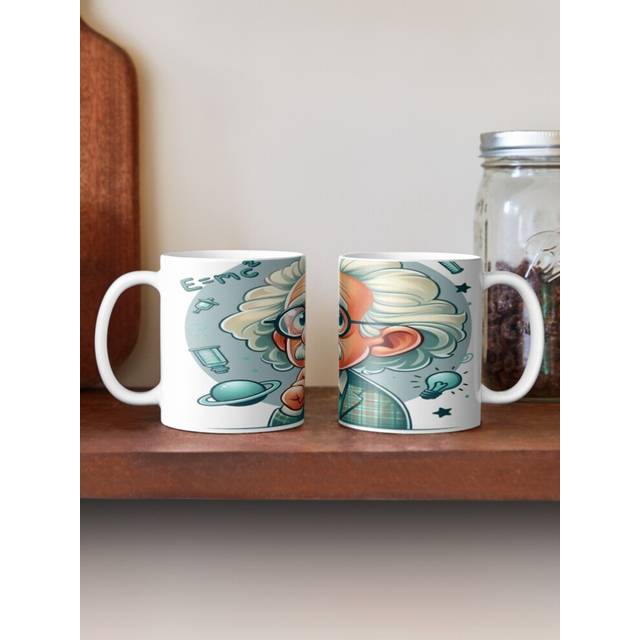 (Albert Einstein Portrait-645) Coffee Mugs 11oz Great since 1986 Ceramic Mug Cute Novelty Christmas Gifts