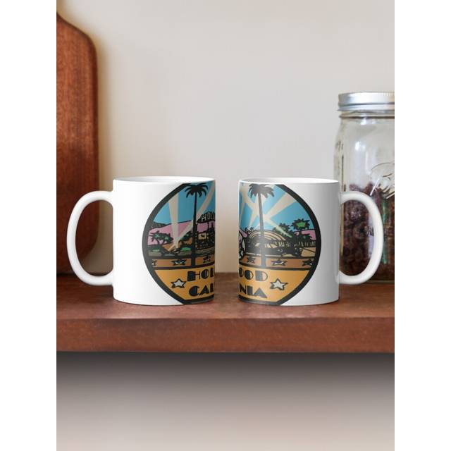 (Hollywood California Vintage Style-584) Coffee Mugs 11oz DEAD MEAT Crossbones Ceramic Mug Cute Novelty Christmas Gifts