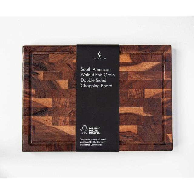 Season South American Walnut End Grain Chopping Board Small