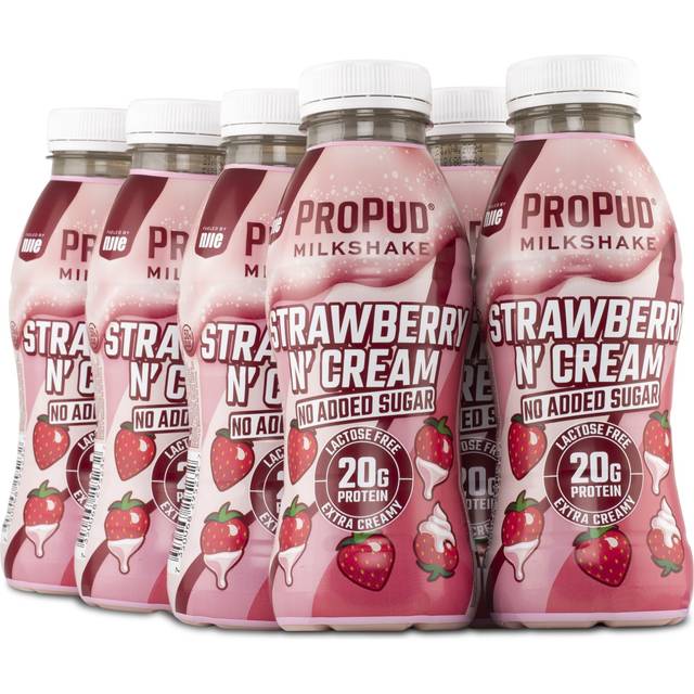 Njie ProPud Protein Milkshake Strawberry & Cream 8x330ml