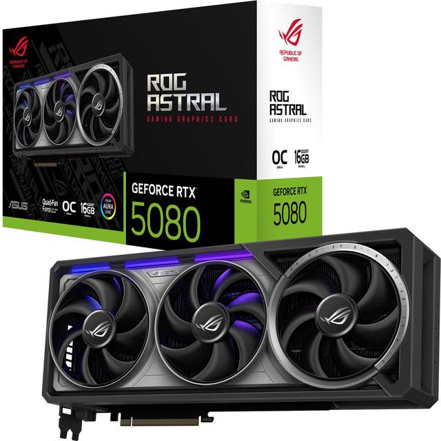 ASUS GeForce RTX 5080 16GB ROG ASTRAL Gaming OC