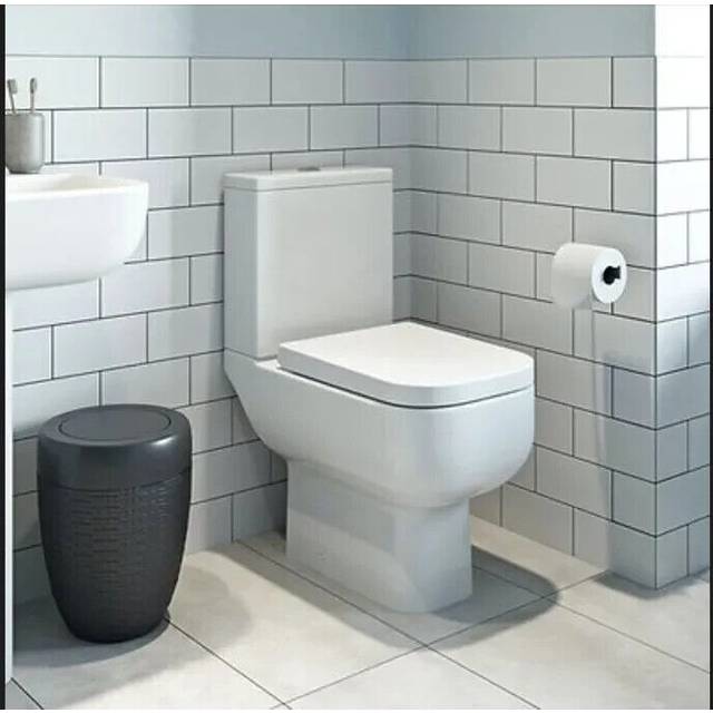 Rak Ceramics - rak Series 600 Rimless Back to Wall Toilet - Slimline Wrapover Urea Soft Close Seat