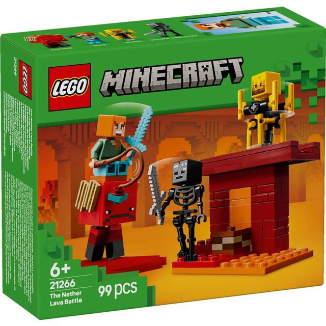 LEGO Minecraft 21266 Lavastriden i Nether