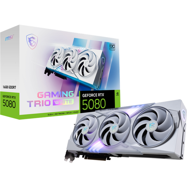 GeForce RTX 5080 16G GAMING TRIO OC WHITE