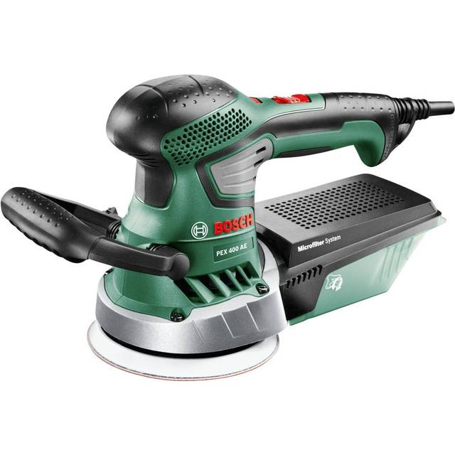 BOSCH PEX 400 AE Random Orbit Sander - Black & Green