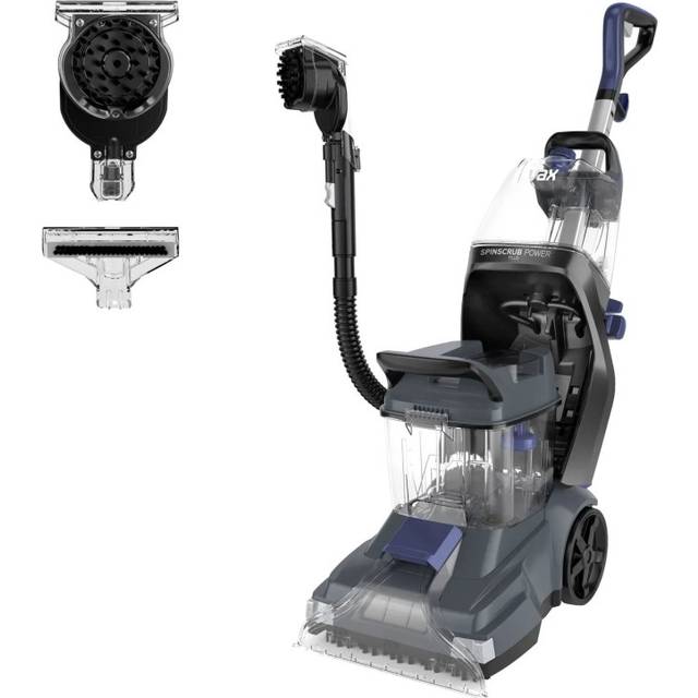 Vax SpinScrub Power Plus Carpet Cleaner, Grey/Indigo Blue
