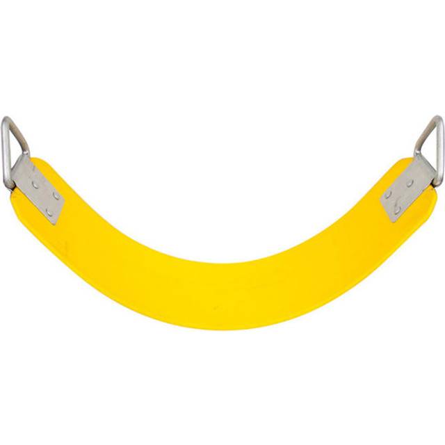 Swing Set Stuff Inc. Commercial Polymer Belt Seat with SSS Logo Sticker Playground Accessory  Yellow