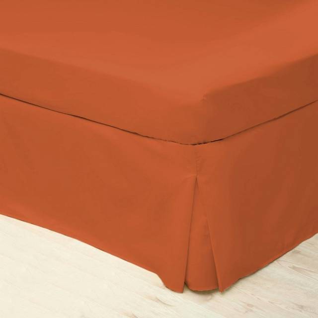 (Superking, Terracotta) Belledorm Easycare Percale Platform Valance