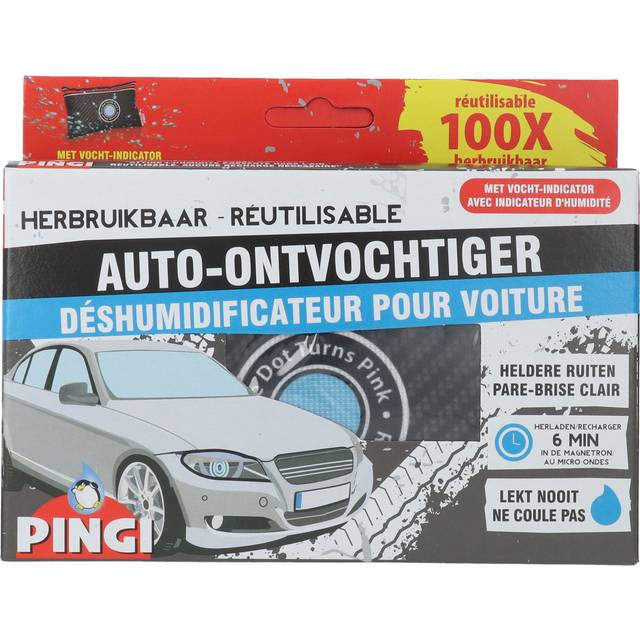 PINGI 1711902 Luftavfuktare Kol För alla bilar, Husvagn, Camper etc.