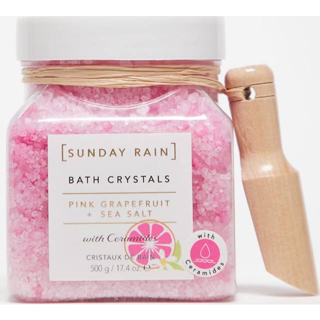 Sunday Rain Pink Grapefruit & Sea Salt Bath Crystals 500 g