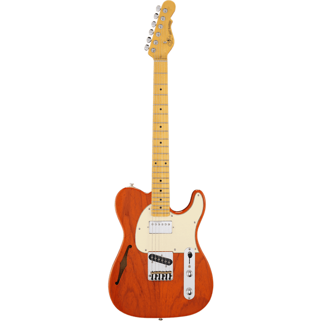 G&L Tribute ASAT Classic Bluesboy Semi-Hollow Clear Orange