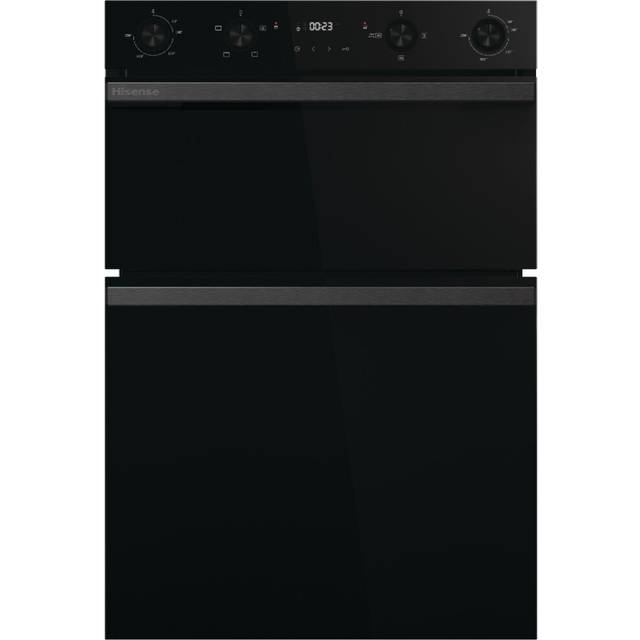 HISENSE Hi6 72/38L BID914221ADBG Electric Double Oven - Black, Black