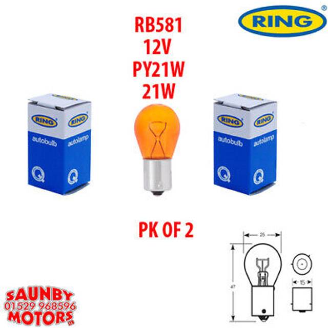RING 12V 21W Osp BAU15S Indicator (Am) - RB581