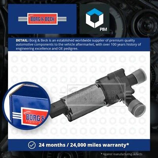Borg & beck water pump for vw passat vr5 syncro/4motion agz 2.3 (05/99-11/00)