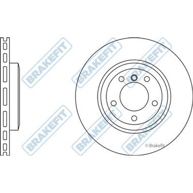 Apec blue brake disc - front sdk6220 fits bmw 3 series & z4 - oe quality & spec.