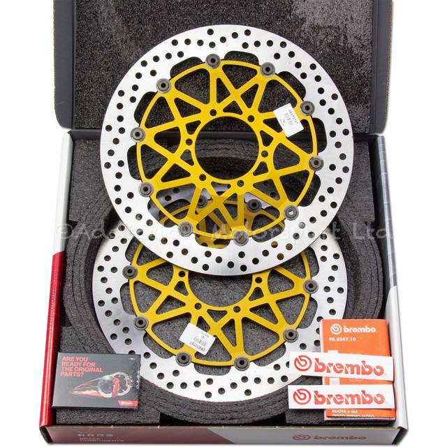 Brembo brake discs supersport 320 for bmw s 1000 rr 2019-2023 (carbon rims)
