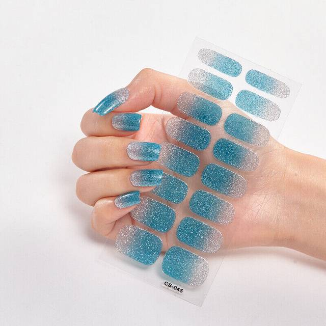 Full Size Nail Wraps Stickers Polish Toe Manicure Art Self Stick Decor 3D Decal?