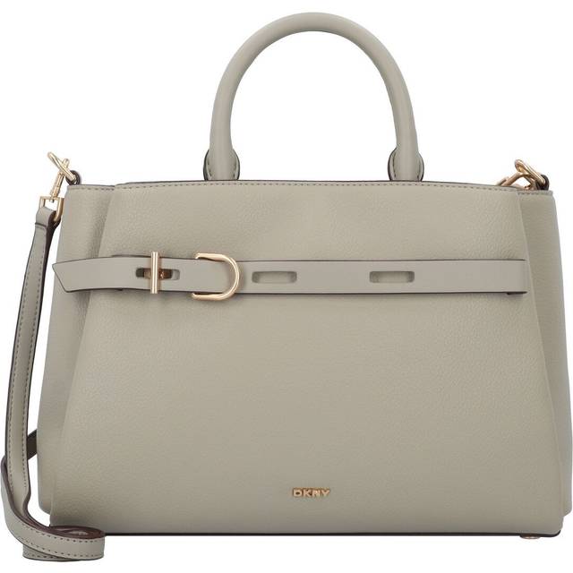 DKNY Handbag Leather 32.5 cm gray