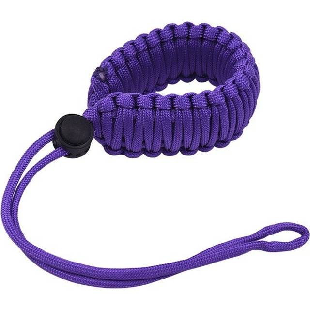 Braided Paracord Camera Wrist Strap Lanyard Purple Straps & Hand Grips