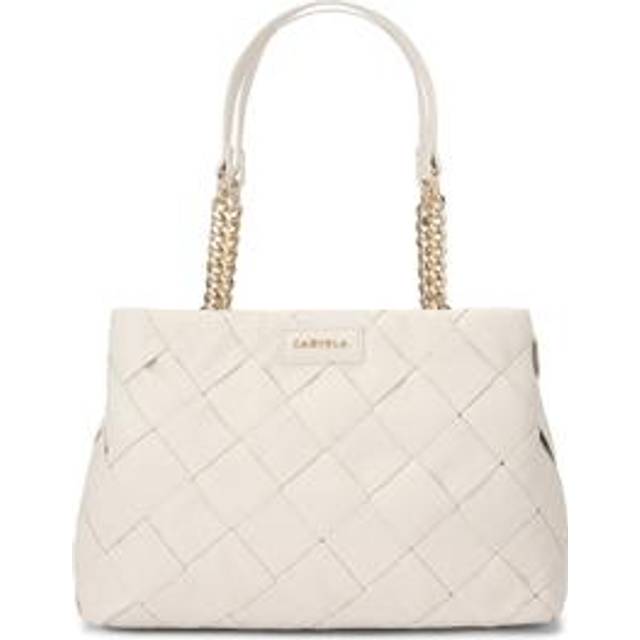Carvela Women's Tote Bag Bone Synthetic Lexi