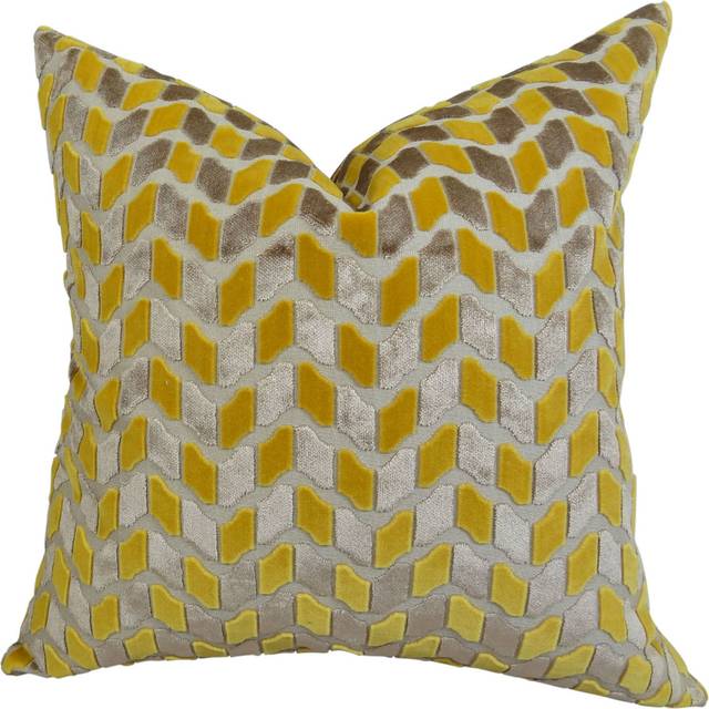 Plutus PB11198-2222-DP Velvet Rope Handmade Double Sided Throw Pillow, Copper & Taupe - 22 x 22 in.