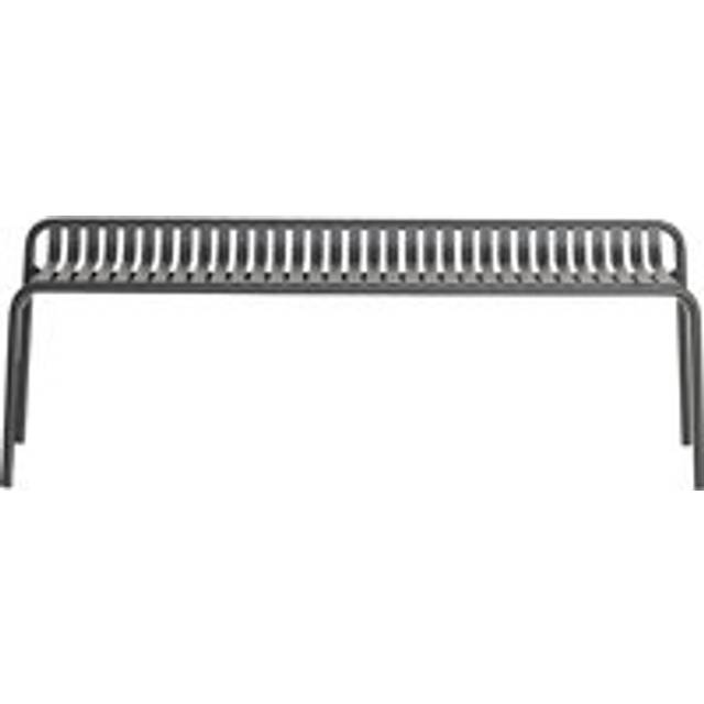 Petite Friture - Banc Week-end - Noir - Aluminium thermolaqué époxy - Designer Studio BrichetZiegler