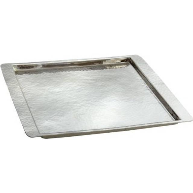 Leeber 72378 11 x 10 in. Hammered Square Tray - Large