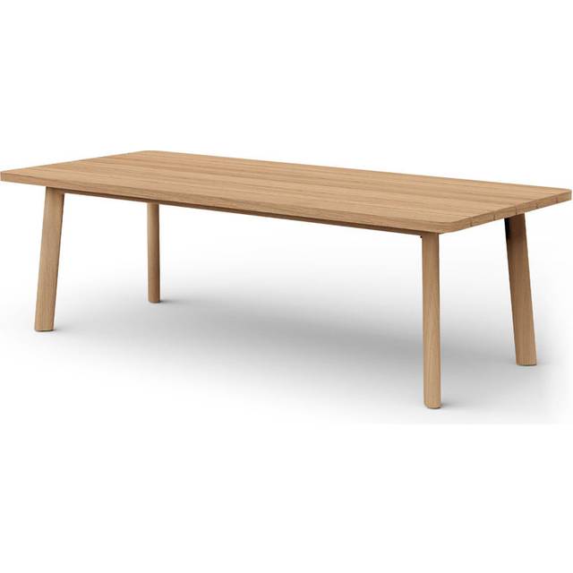 Santorini Outdoor 96" Rectangle Dining Table - Natural Teak