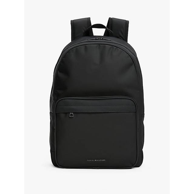 Metal Logo Double Zip Backpack