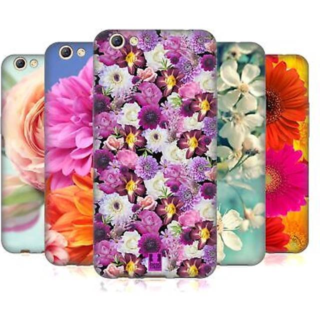 Head case designs flowers soft gel case for oppo phones