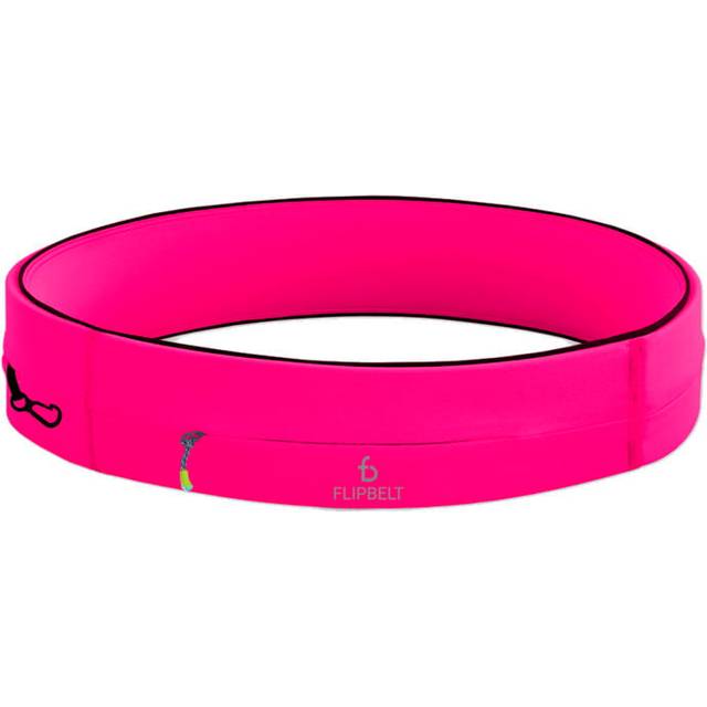 Flipbelt Zipper Löparbälte, HOT PINK, Unisex, XL