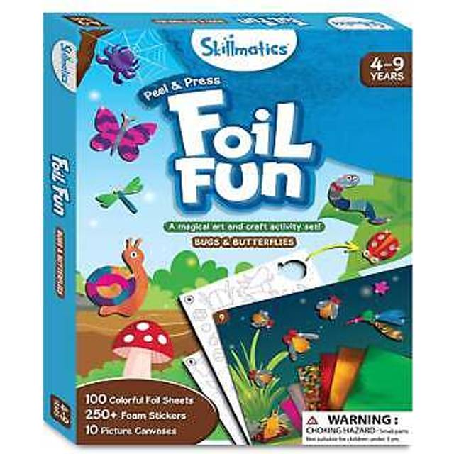 Skillmatics Peel & Press Foil Fun Insects & Butterflies Activity Set