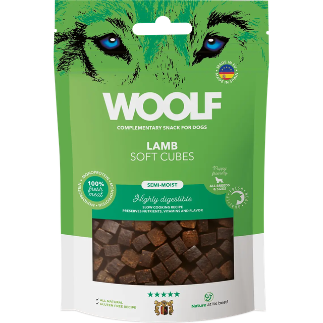Woolf Soft Cubes Lamb 0.1kg